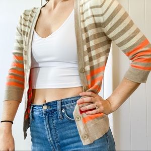 Banana Republic Striped Cardigan